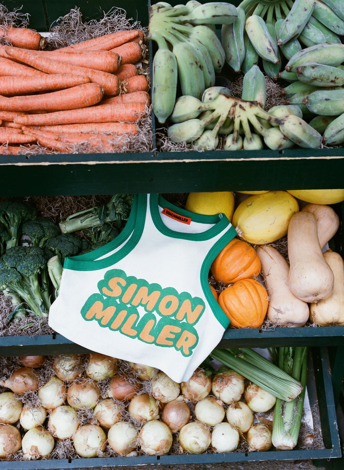 SIMONMILLER Simon Miller Dibby Logo Tank Gummy Green