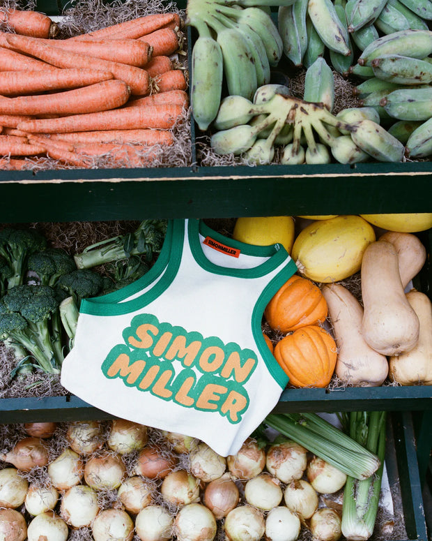 SIMONMILLER Simon Miller Dibby Logo Tank Gummy Green