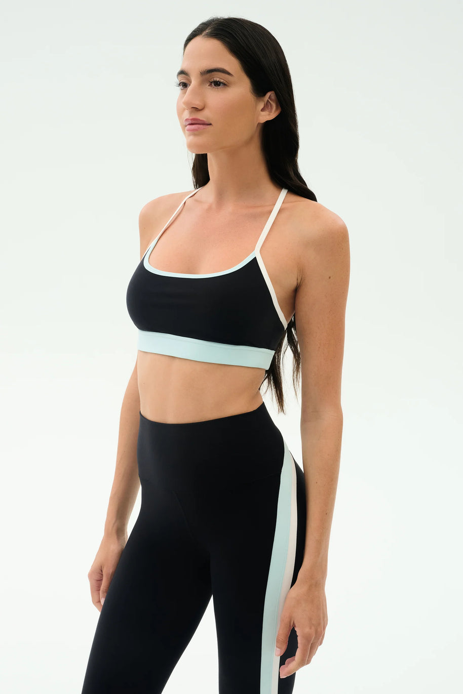 Emerson Airweight Bra | Black & Ice