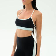 Emerson Airweight Bra | Black & Ice