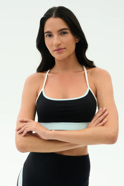 Emerson Airweight Bra | Black & Ice