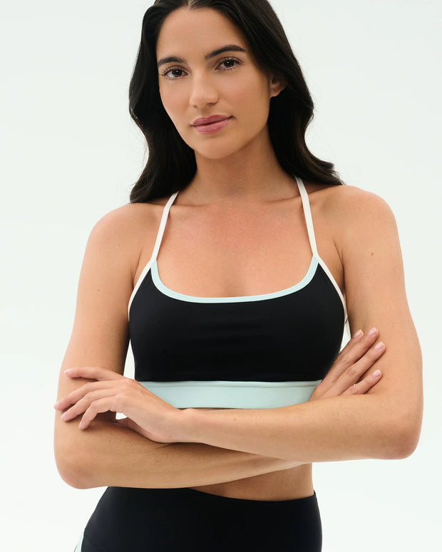 Emerson Airweight Bra | Black & Ice