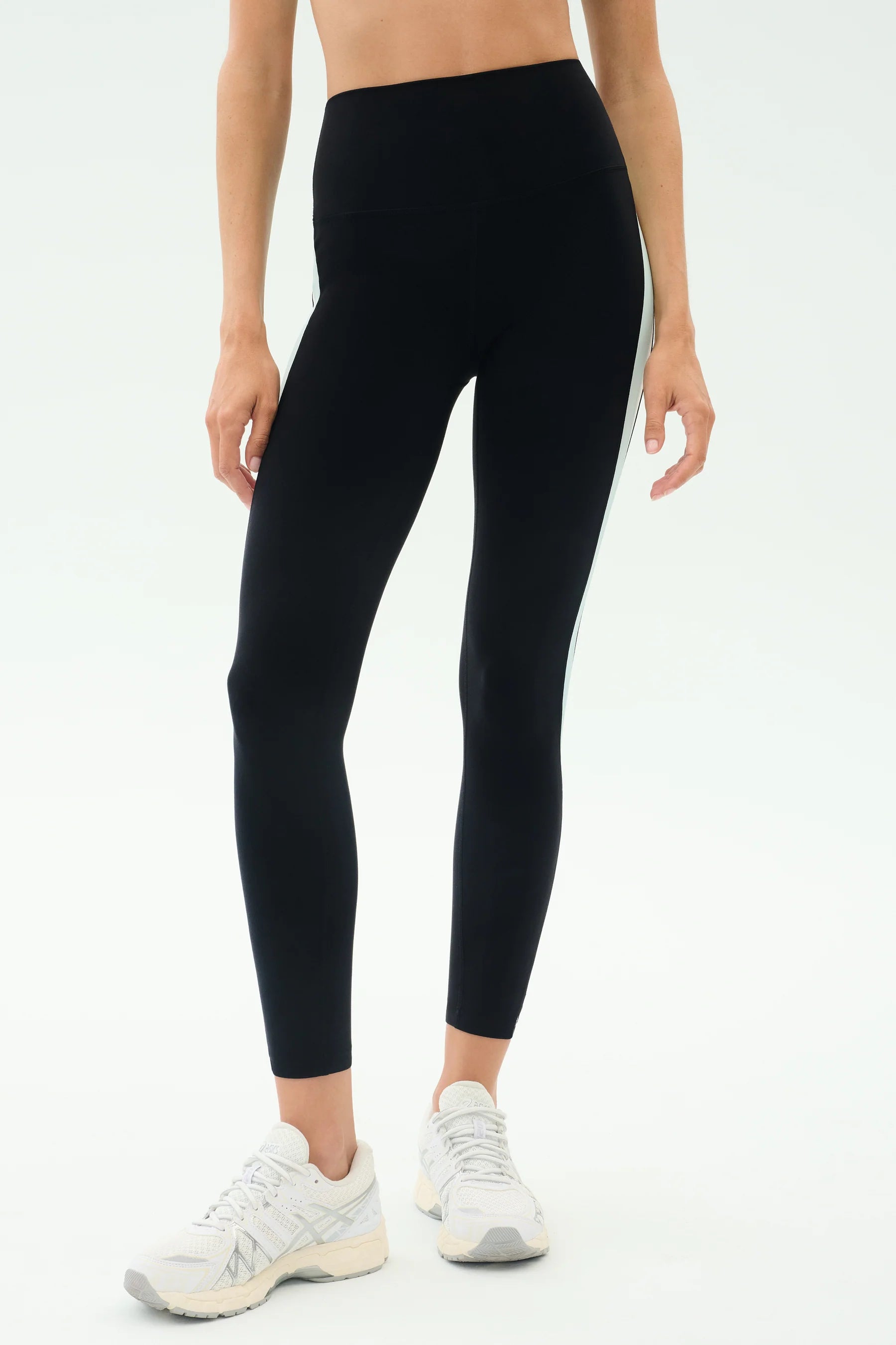 Emerson Airweight High Waist Legging | Black & Ice