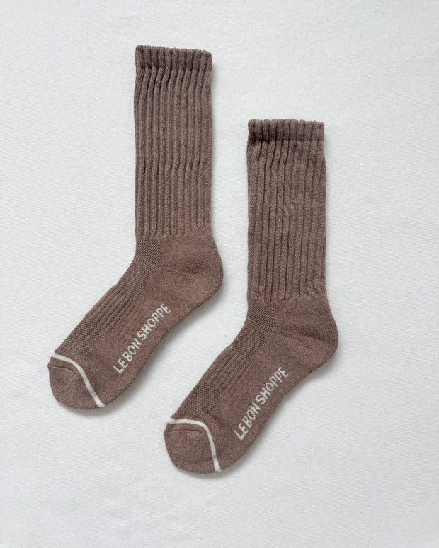 Le Bon Shoppe Ballet Socks Mocha Mousse