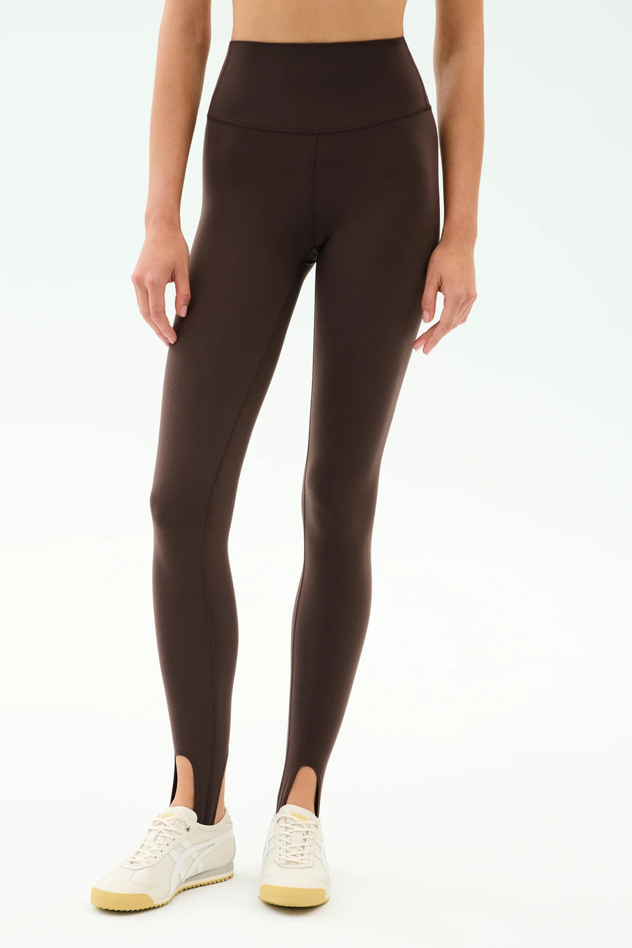 River High Waist Airweight Stirrup | Chocolate Brown