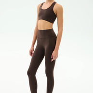 River High Waist Airweight Stirrup | Chocolate Brown