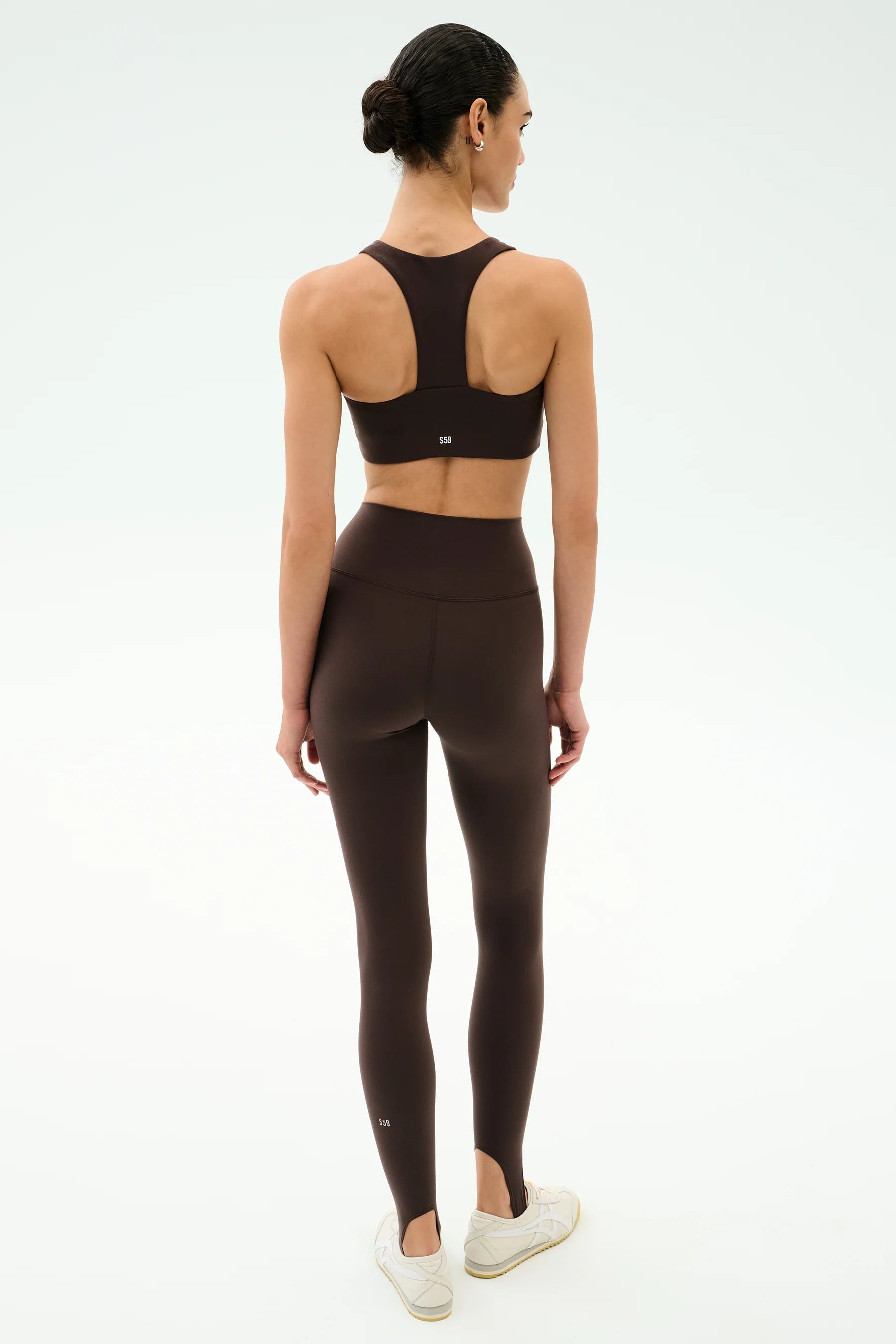 River High Waist Airweight Stirrup | Chocolate Brown