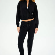 Splits59 Lucy Rigor Pant Piping Black Sweatpants