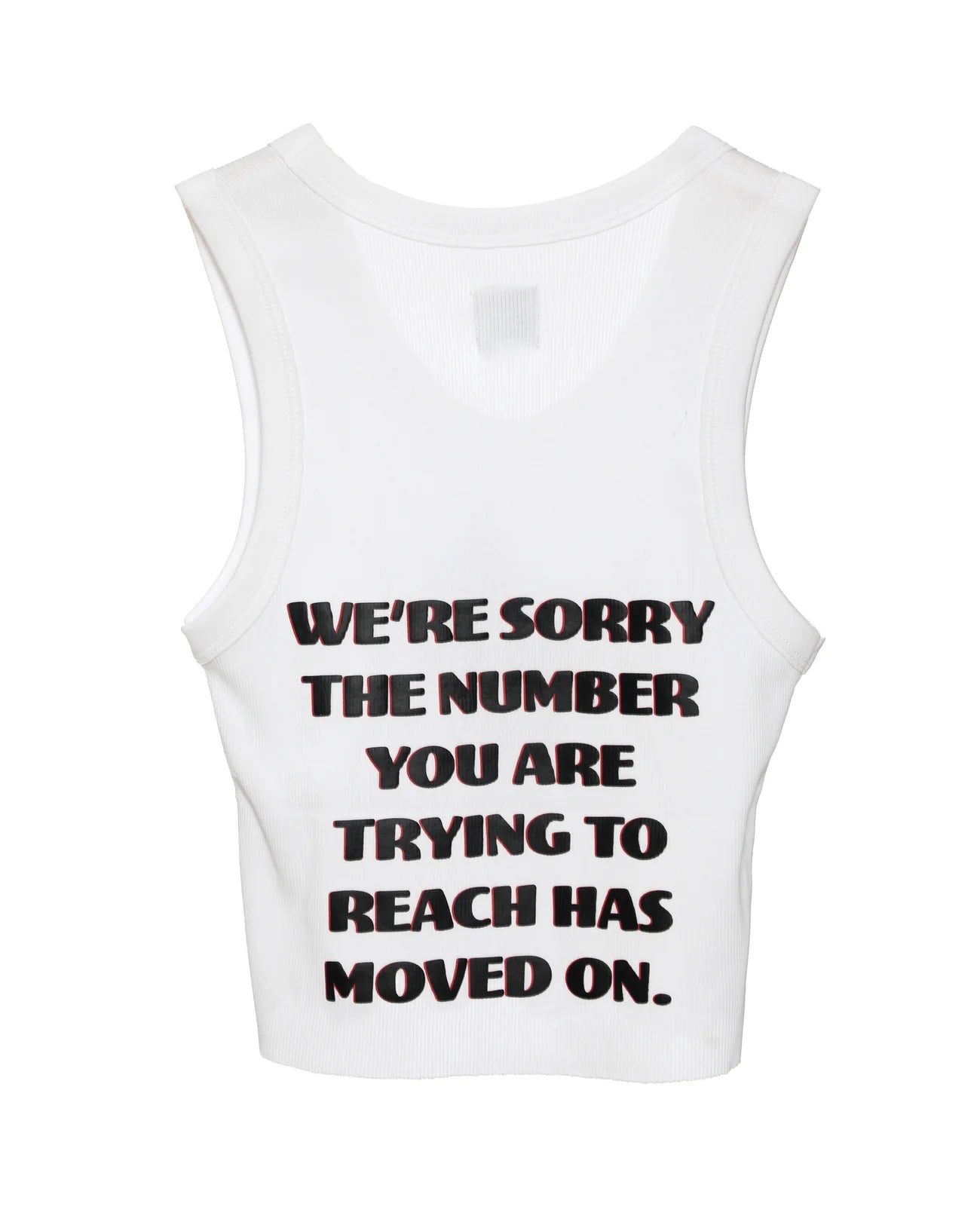 Boys Lie White 1-800 heart tank top 