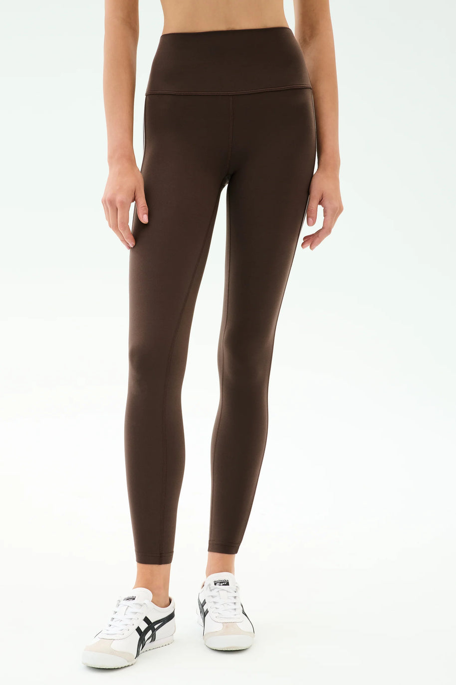 Margot Rigor Legging | Dark Chocolate & Black