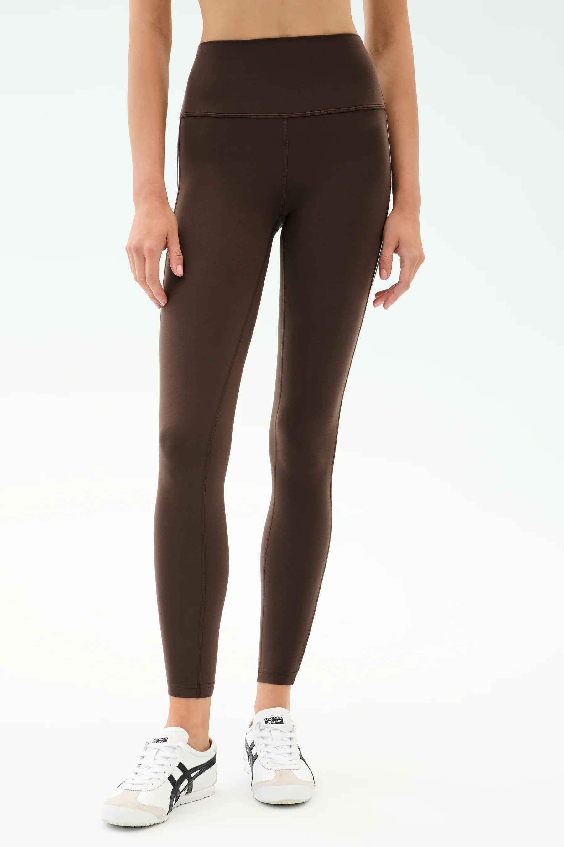 Margot Rigor Legging | Dark Chocolate & Black