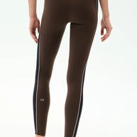 Margot Rigor Legging | Dark Chocolate & Black
