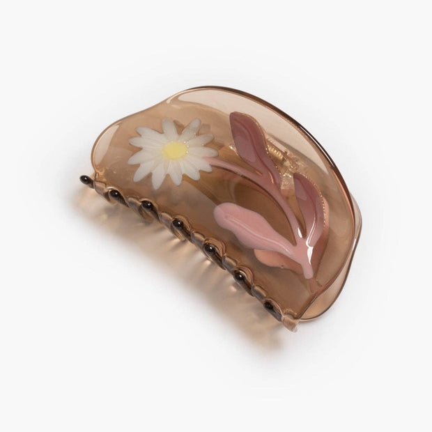 Marguerite Daisy Flower Hair Claw