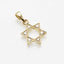 14k Yellow Gold Diamond Jewish Star of David Pendant - Room Eight - Bareket Fine Jewelry