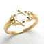 14k Yellow gold Jewish Star of David Ring: 4 - Room Eight - Bareket Fine Jewelry