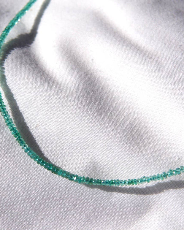 Emerald Beaded Necklace 