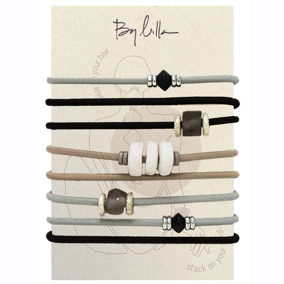 By Lilla Hair Tie Bracelet Deep Sea