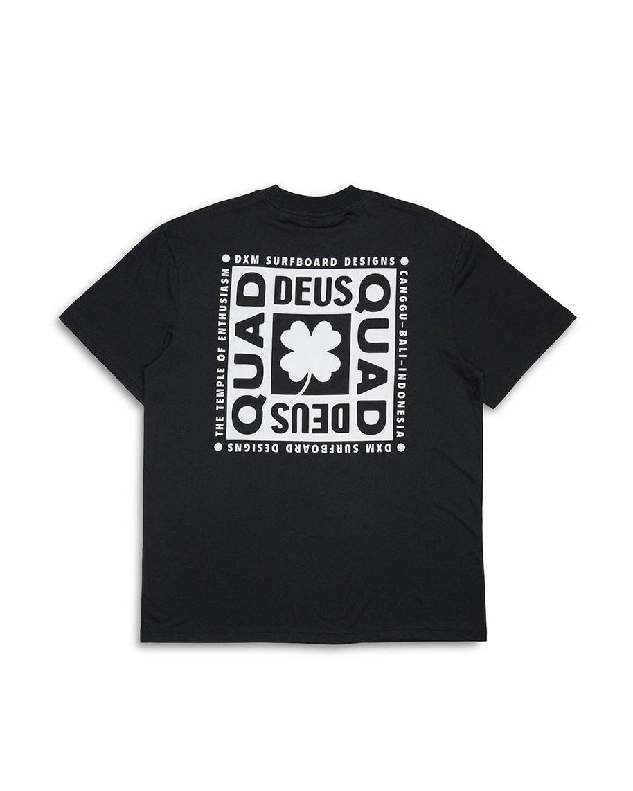 Deus Ex Machina Quad Tee Mens Black Graphic T-shirt 
