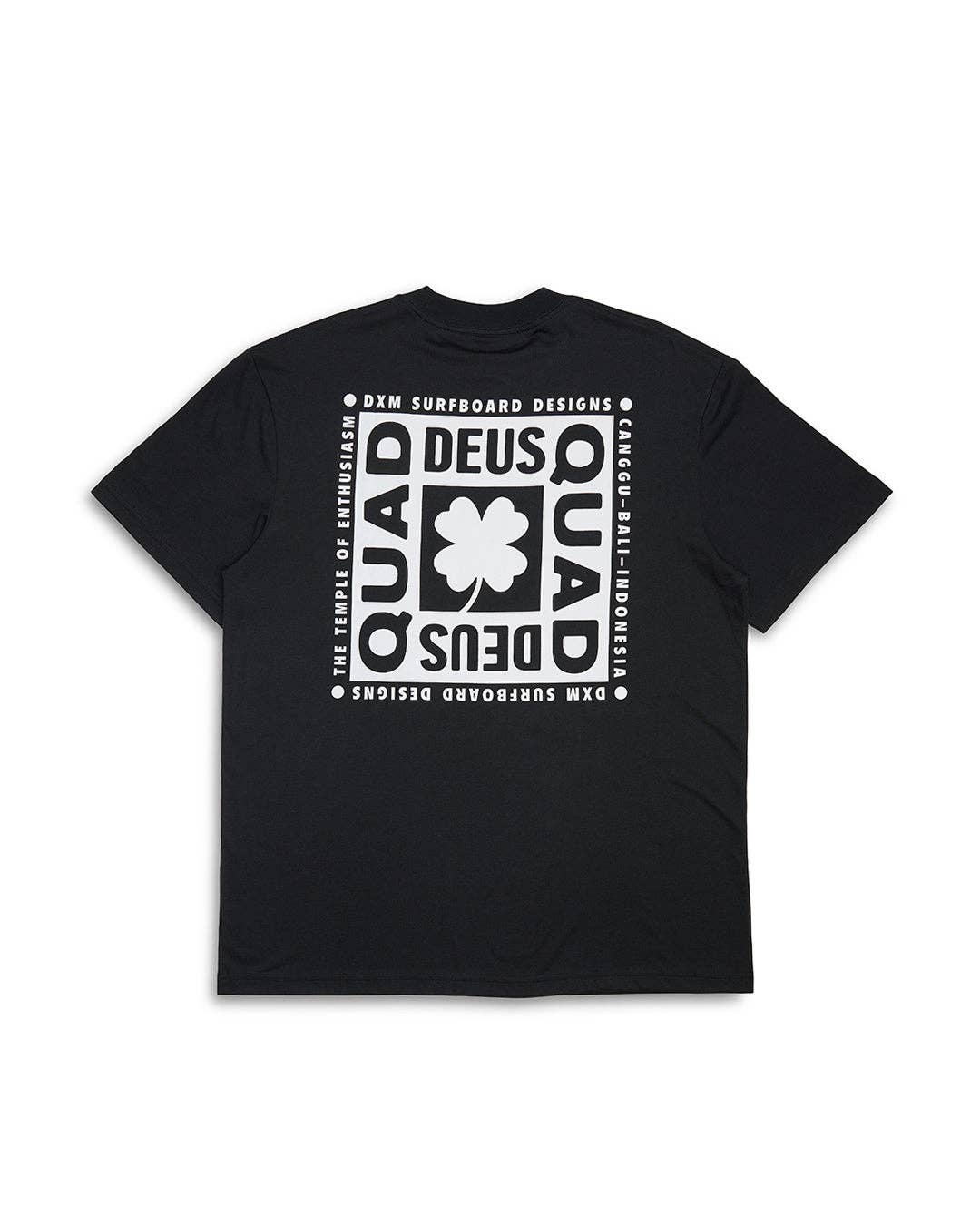 Deus Ex Machina Quad Tee Mens Black Graphic T-shirt 
