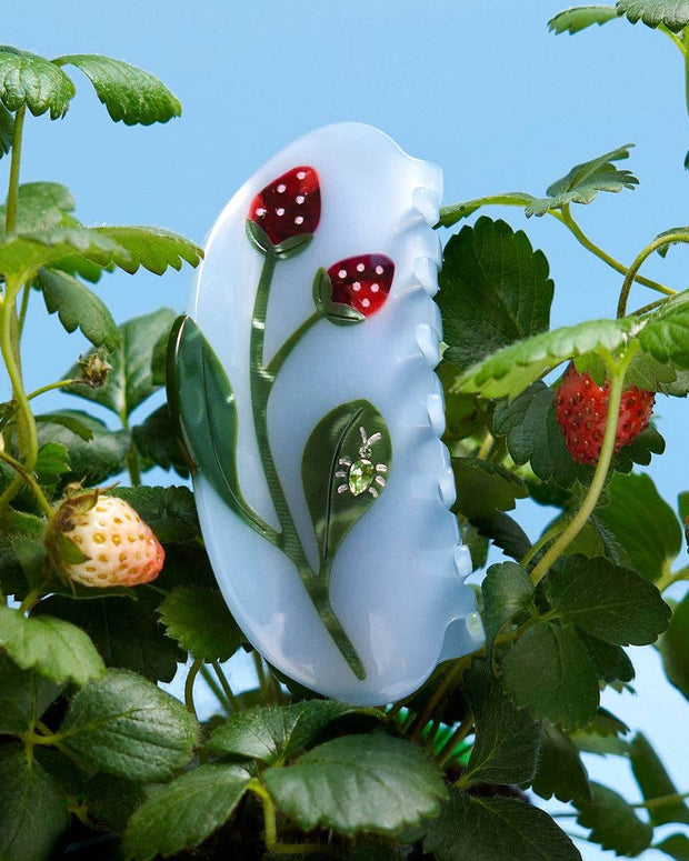 Forest Berry Strawberry Jewel Beetle Acetate Hiar Claw Clip