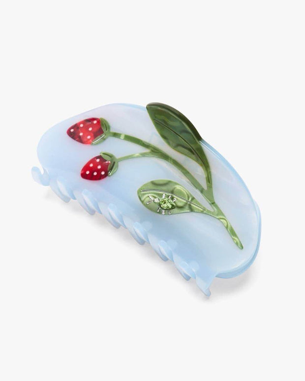 Forest Berry Strawberry Jewel Beetle Acetate Hiar Claw Clip