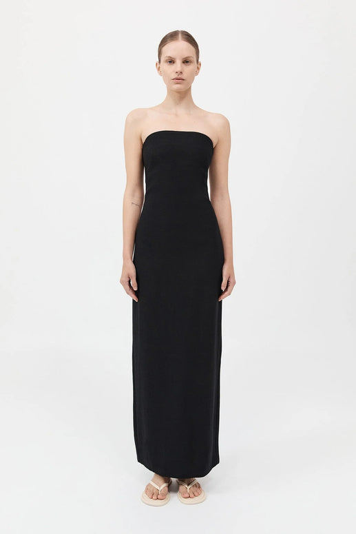 Column Dress | Black