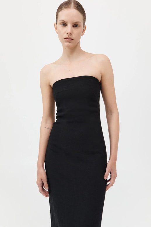 Column Dress | Black