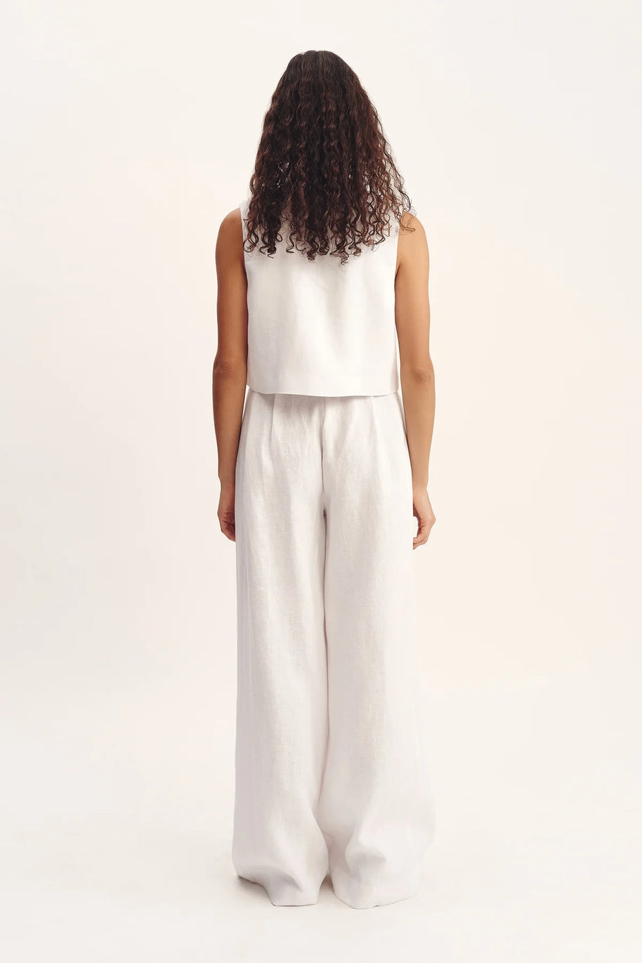 Posse Rio Top in Ivoy, Linen White Top