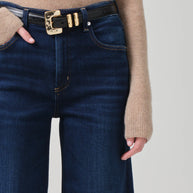 Citizens of Humanity Lyra Wide Leg Crop in Lotus