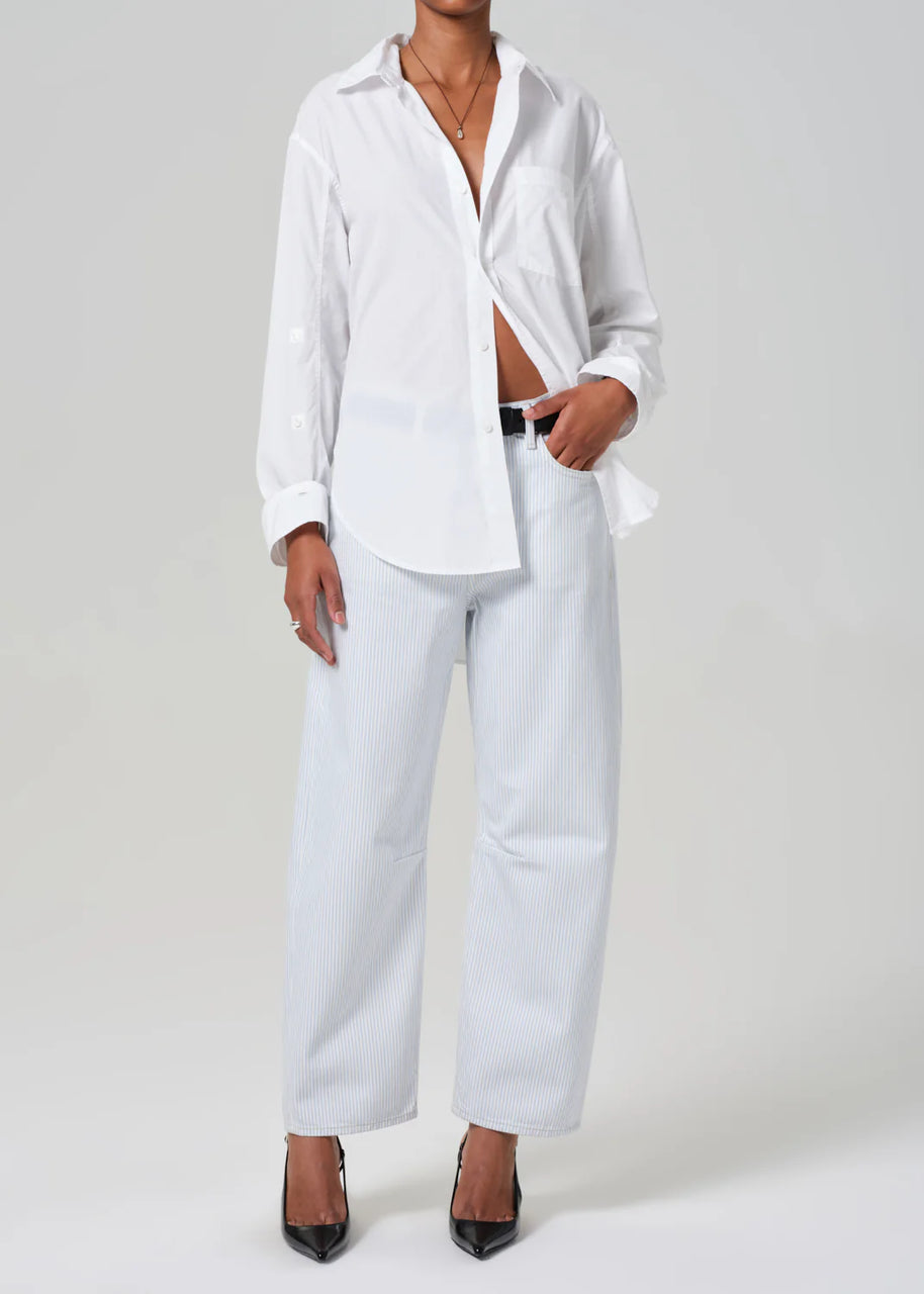 Citizens of Humanity Miro Rework Relaxed Jean in Marine Stripe