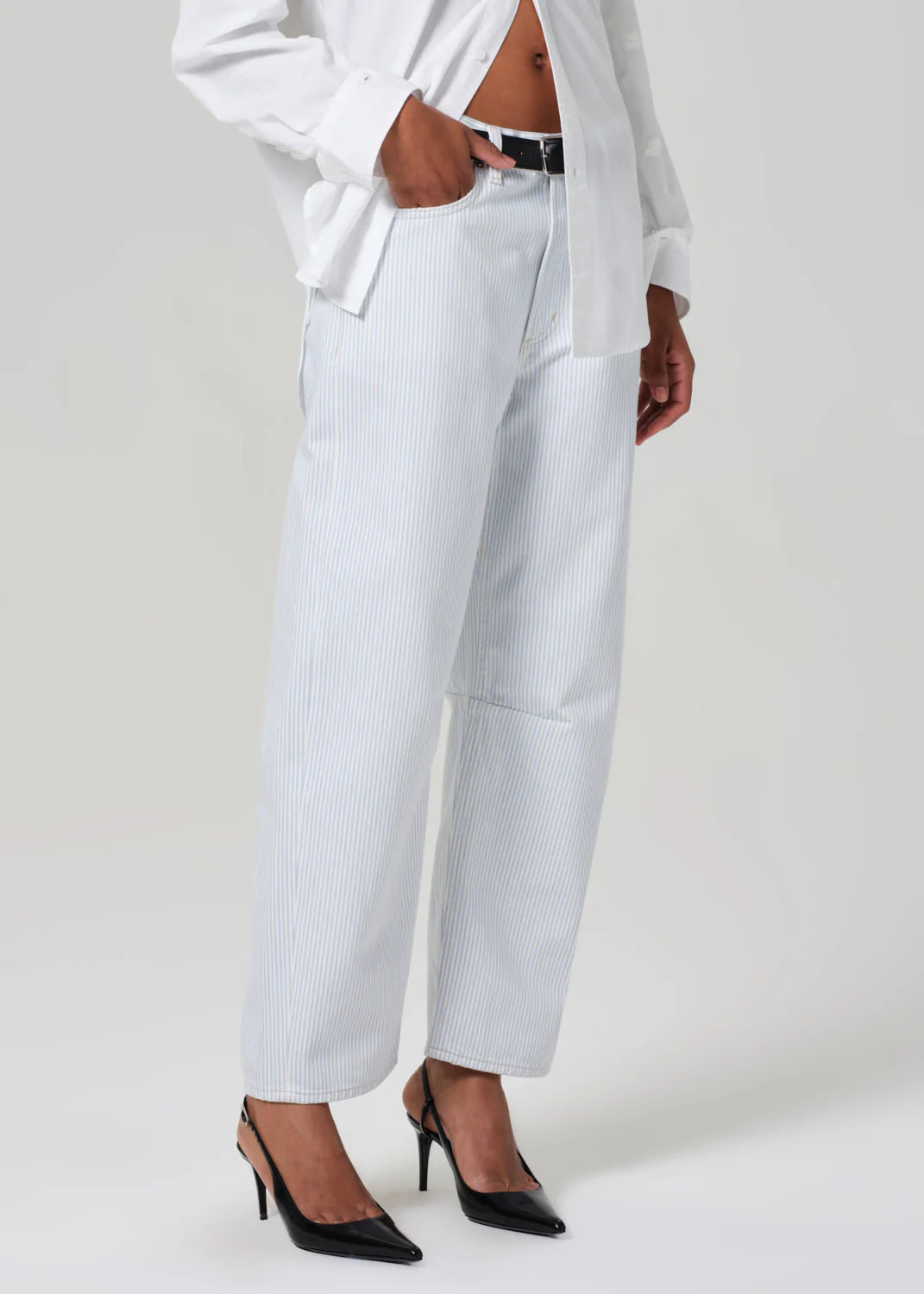 Citizens of Humanity Miro Rework Relaxed Jean in Marine Stripe
