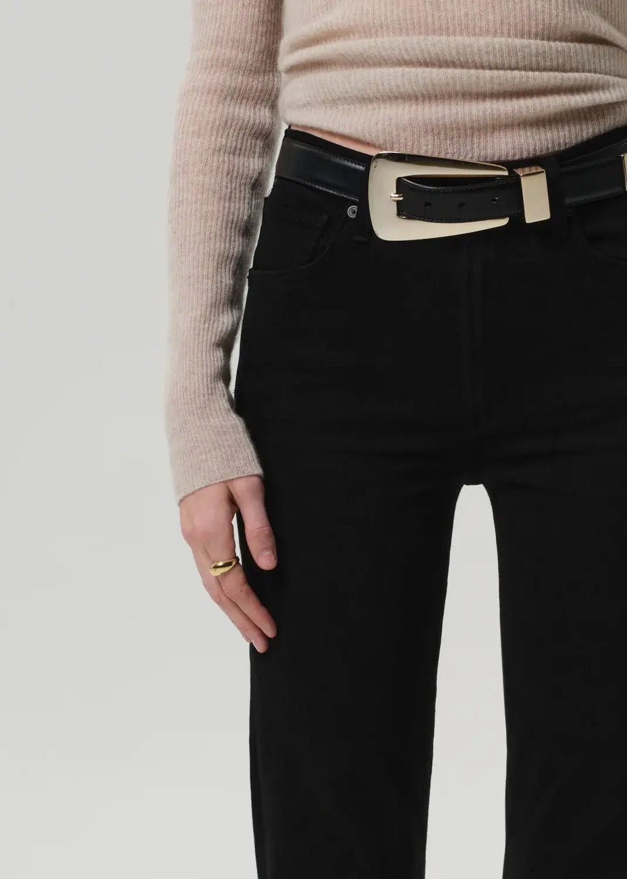 Citizens of Humanity Caia Straight Black Jeans Women's Straight Leg Jeans