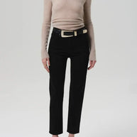 Citizens of Humanity Caia Straight Black Jeans Women's Straight Leg Jeans