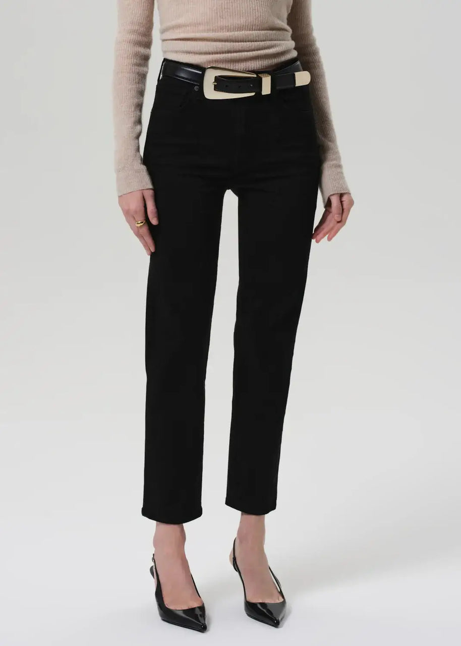 Citizens of Humanity Caia Straight Black Jeans Women's Straight Leg Jeans