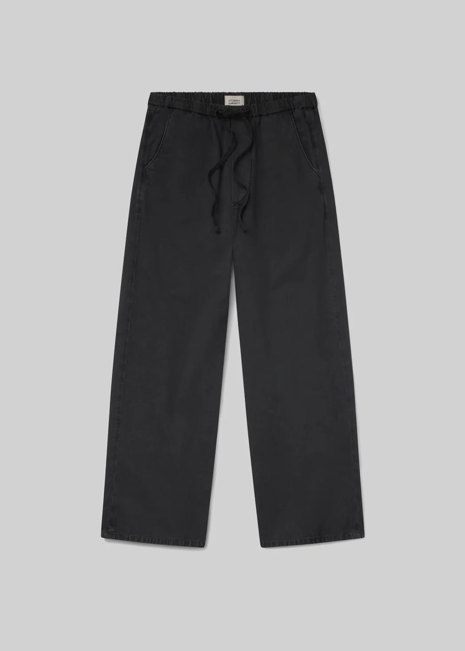 Citizens of Humanity Aurora Pull on Pant in Washed Black