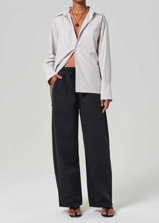 Citizens of Humanity Aurora Pull on Pant in Washed Black