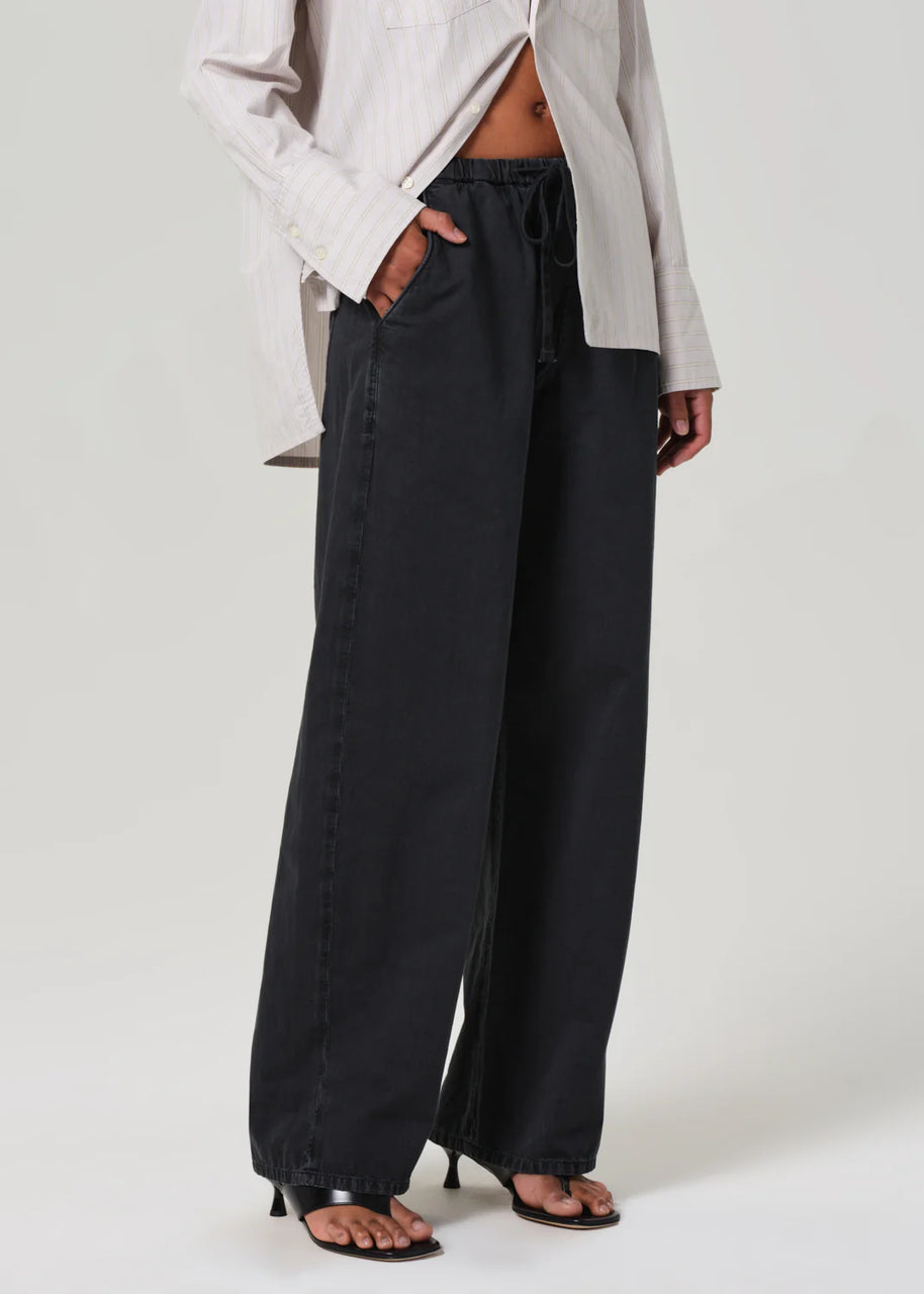 Citizens of Humanity Aurora Pull on Pant in Washed Black