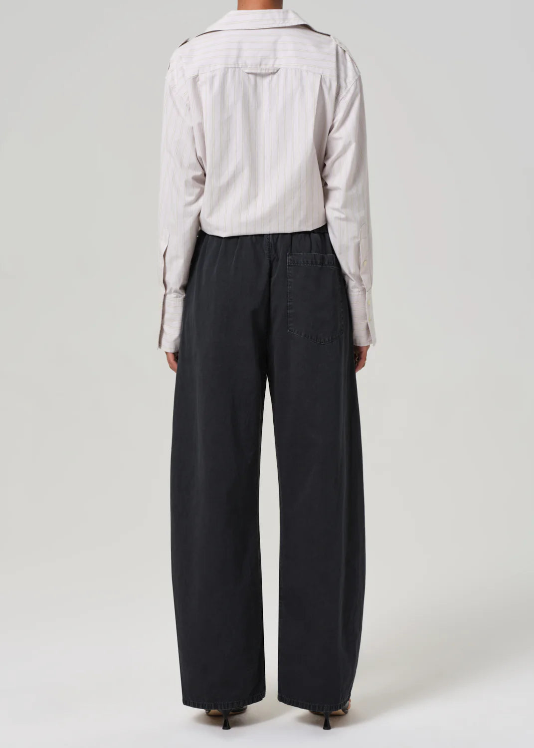 Citizens of Humanity Aurora Pull on Pant in Washed Black