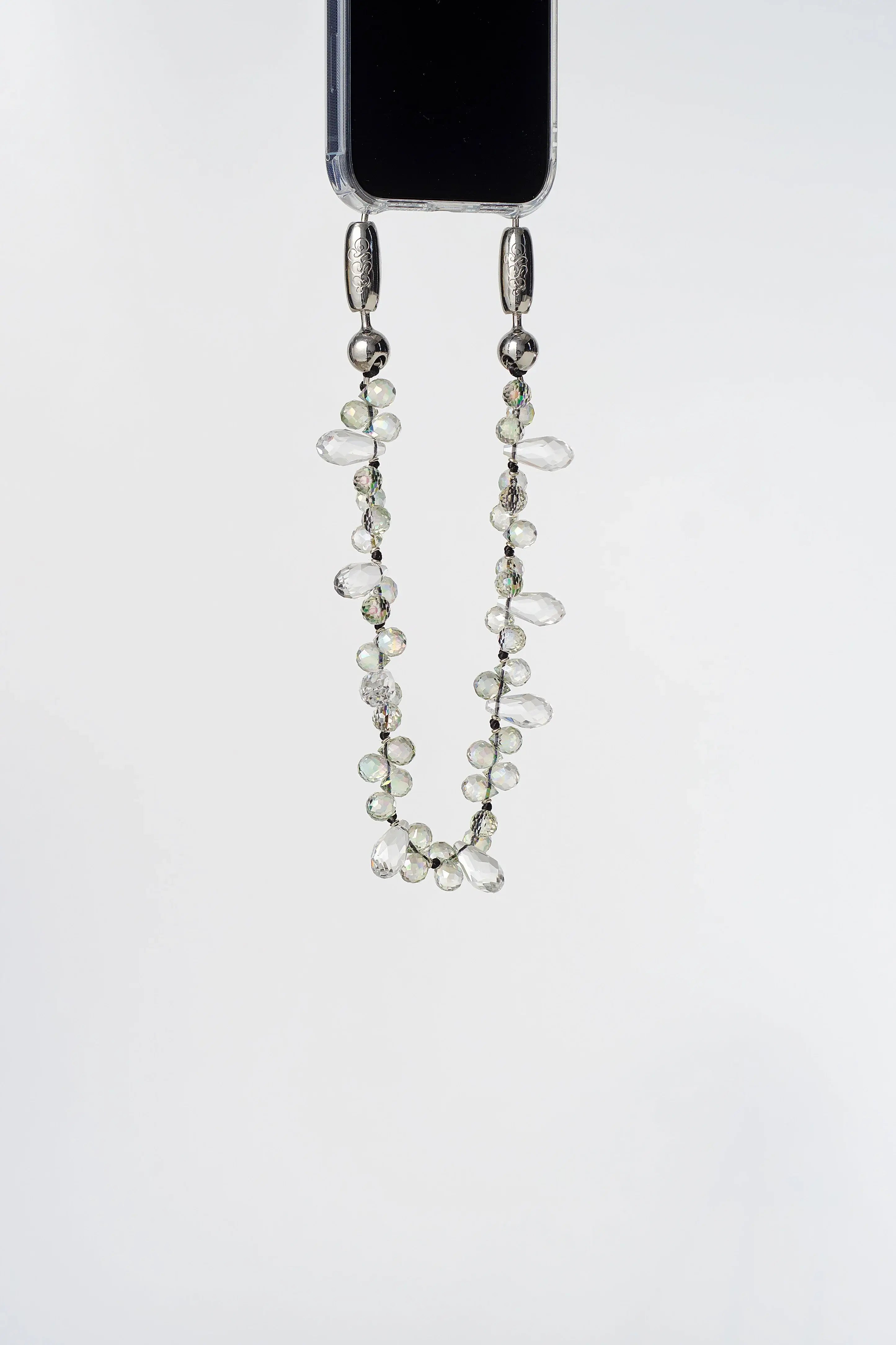 Ossa Faceted Crystal Phone Wristlet, iPhone Wristlet 