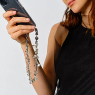 Ossa Faceted Crystal Phone Wristlet, iPhone Wristlet 