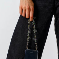 Ossa Faceted Crystal Phone Wristlet, iPhone Wristlet 