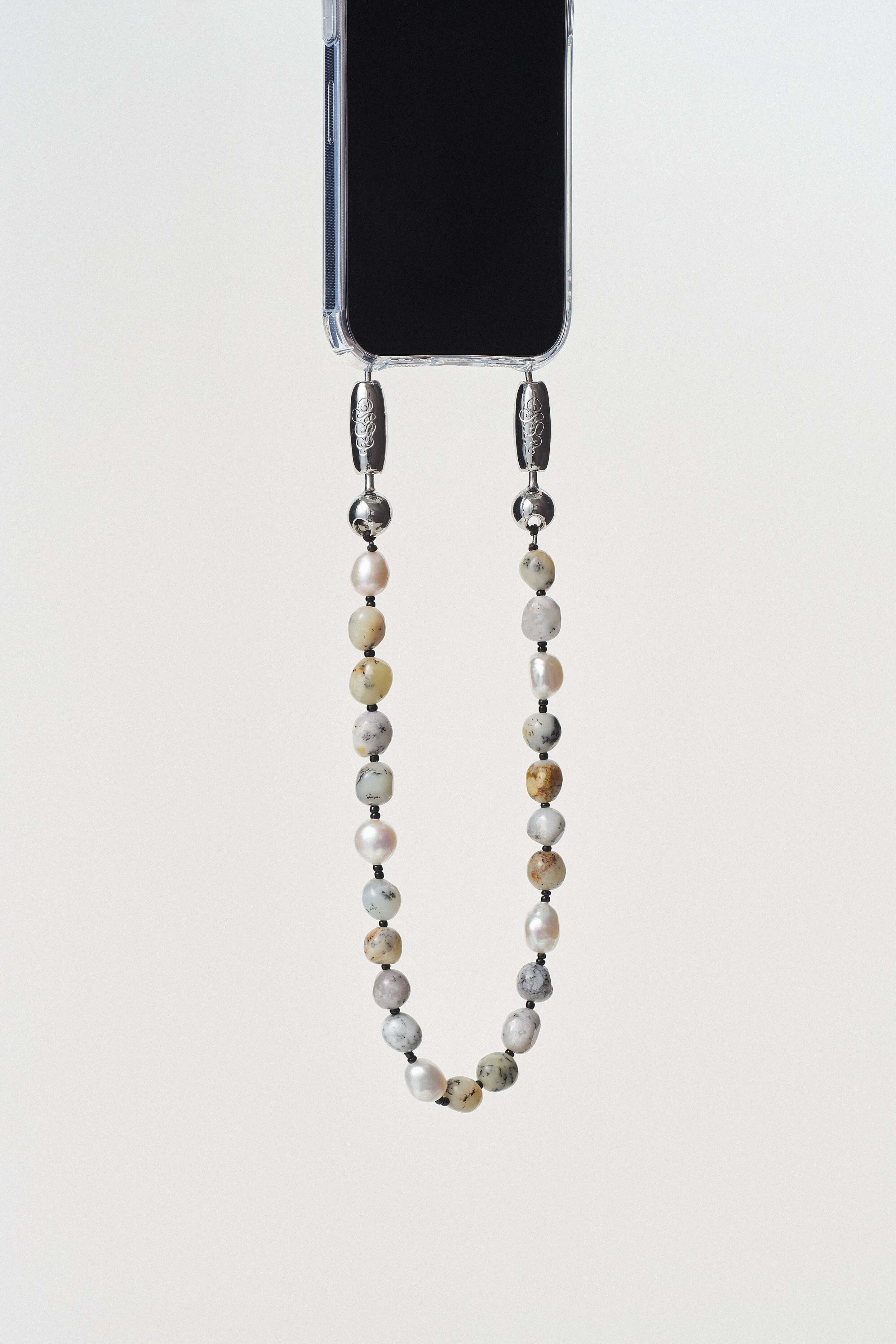 Ossa Stone and Pearl Wristlet, Ossa iPhone Wristlets 