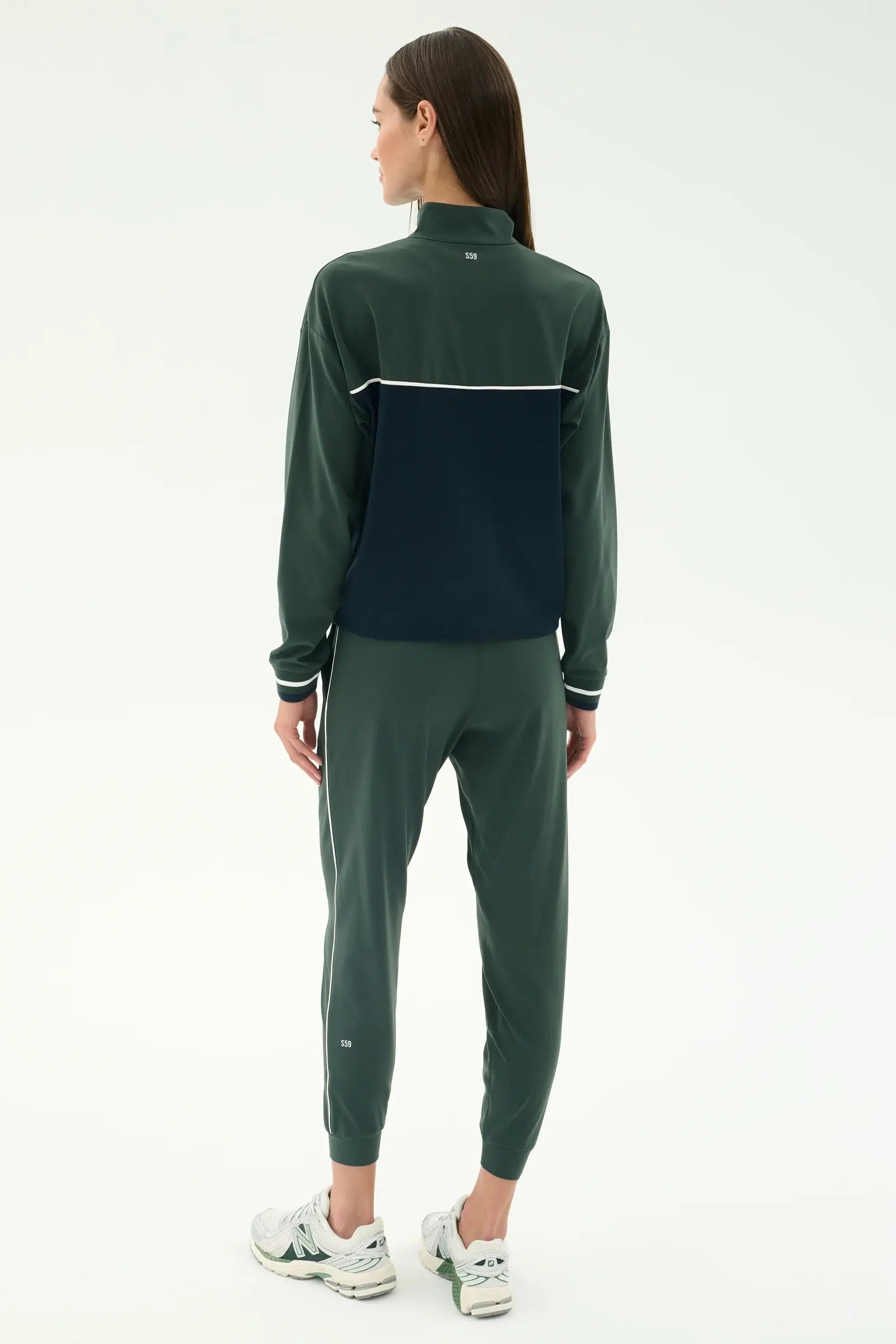 Splits59 Airtight Jogger in Military and White 