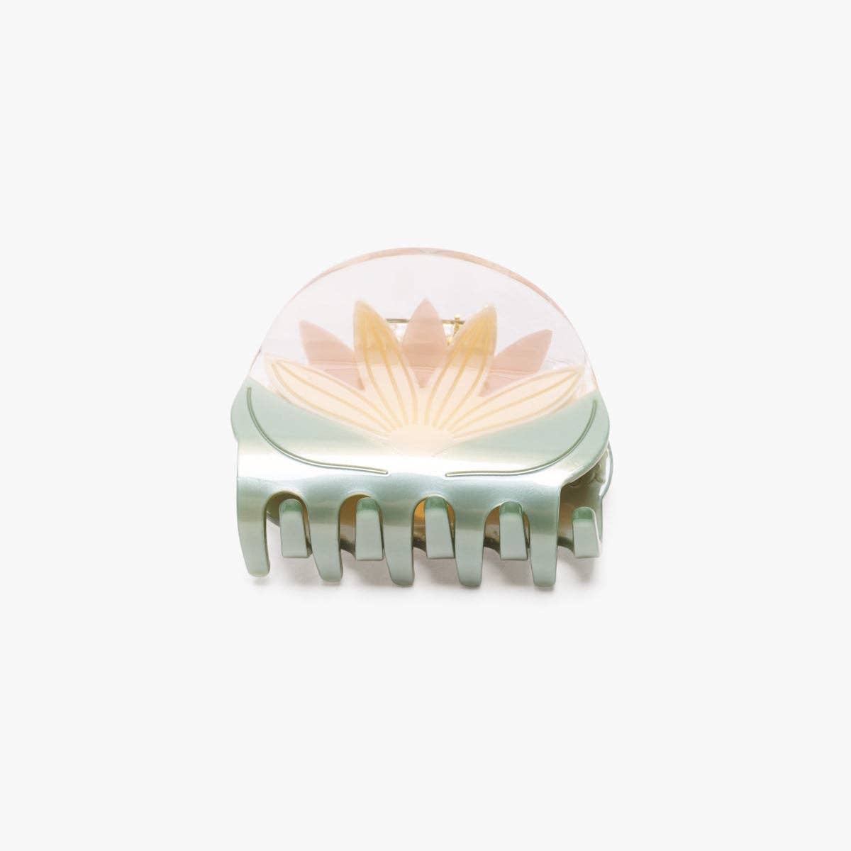 Water Lily White Lotus Flower Hair Clip Winona Irene