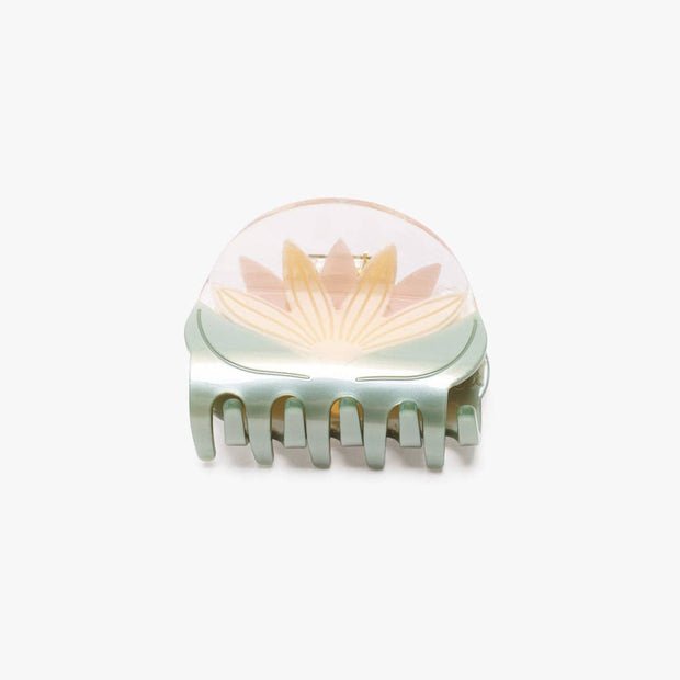 Water Lily White Lotus Flower Hair Clip Winona Irene
