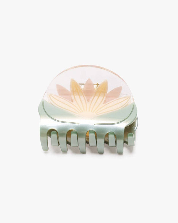 Water Lily White Lotus Flower Hair Clip Winona Irene