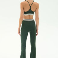 Splits59 Cali Active Rib Bra in Military Heather Green