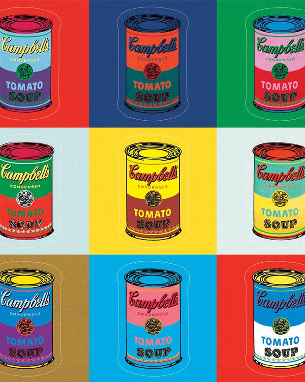 Andy Warhol Campbells Soup Cans Sticker Sheet 