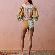 Lucent Shirred Hotpant