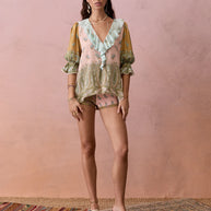 Lucent Shirred Hotpant